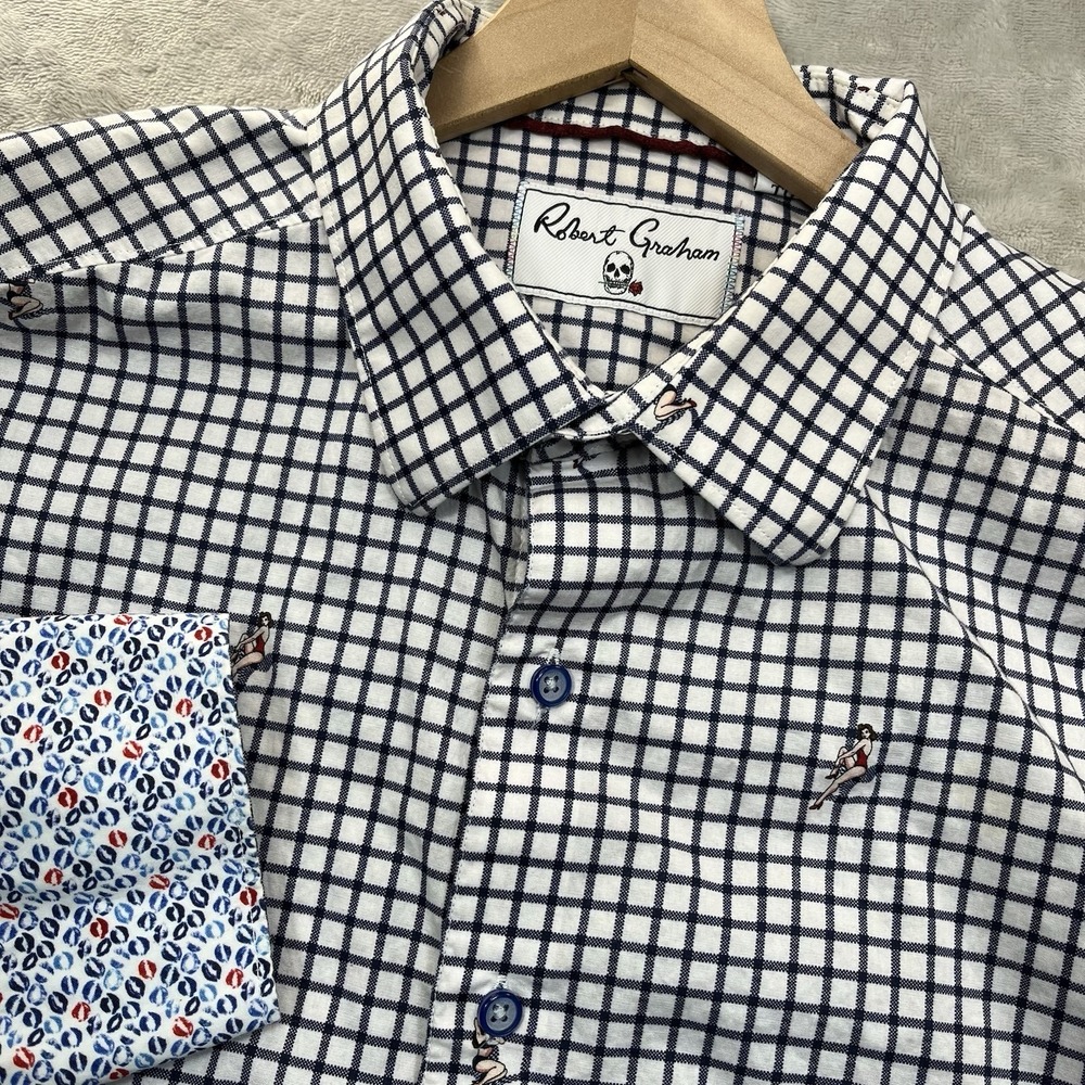 Robert Graham Shirt Norma Jeane Pinup Girl XL *READ* Button Up Long Sleeve